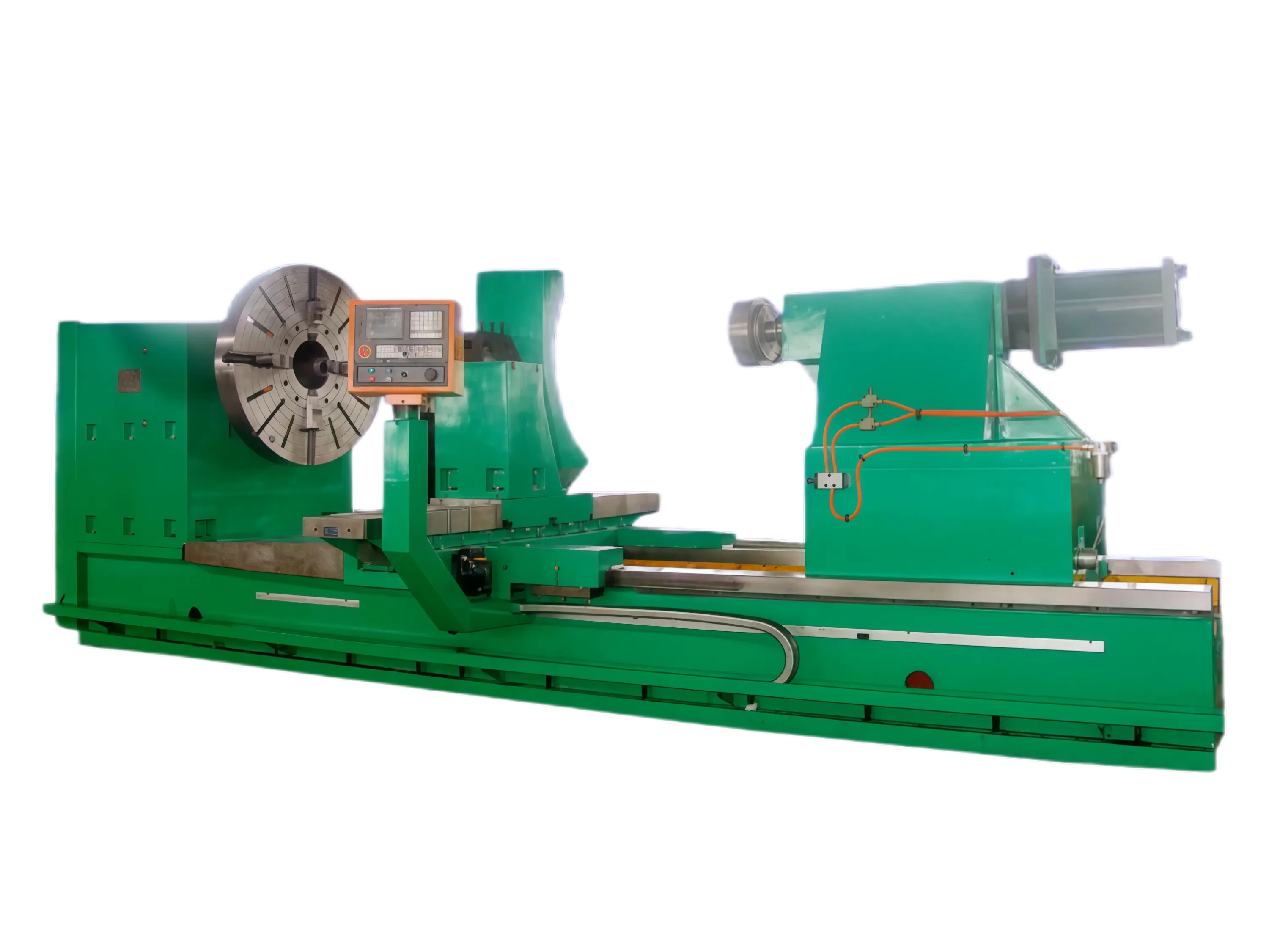 CGK-42 CNC carbon electrode cylindrical multi-tool machine in a production plant